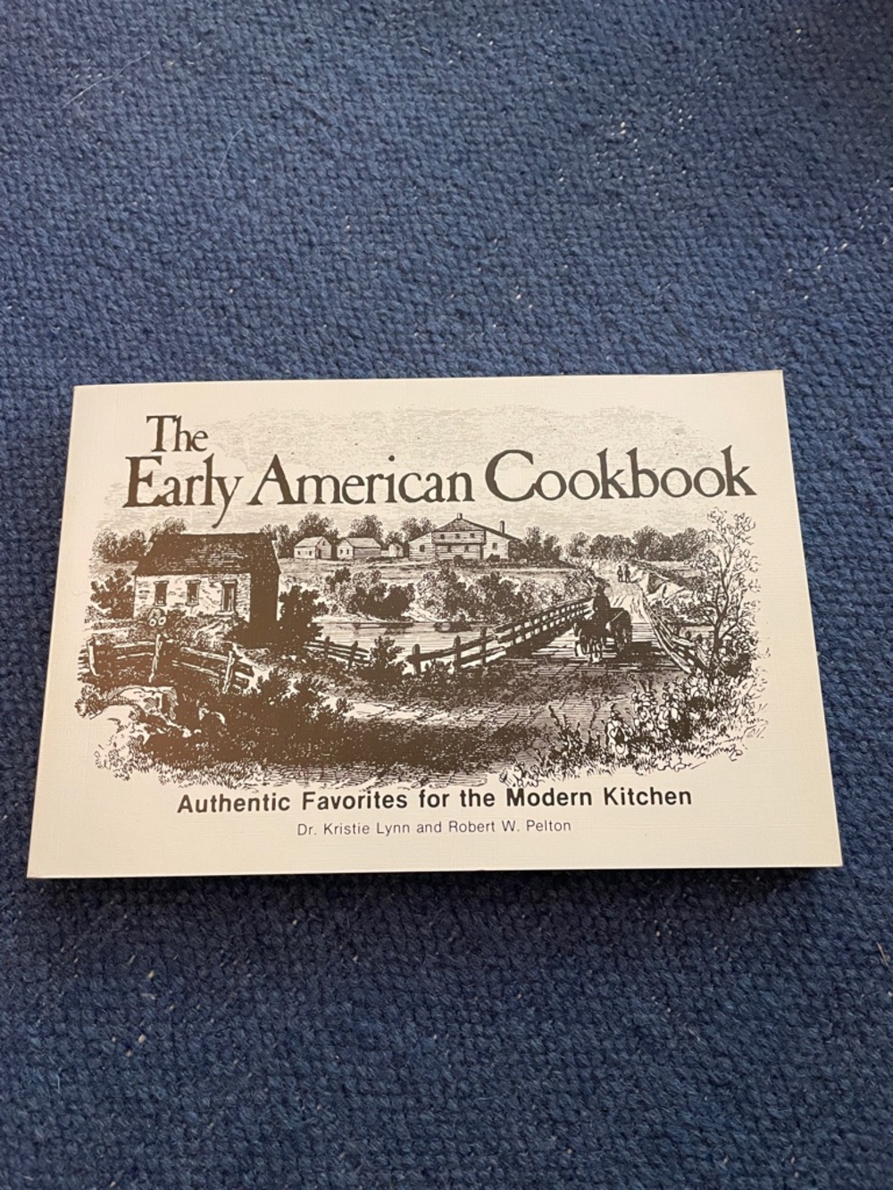 The Early American Cookbook - Cream Cover Vintage Illustration